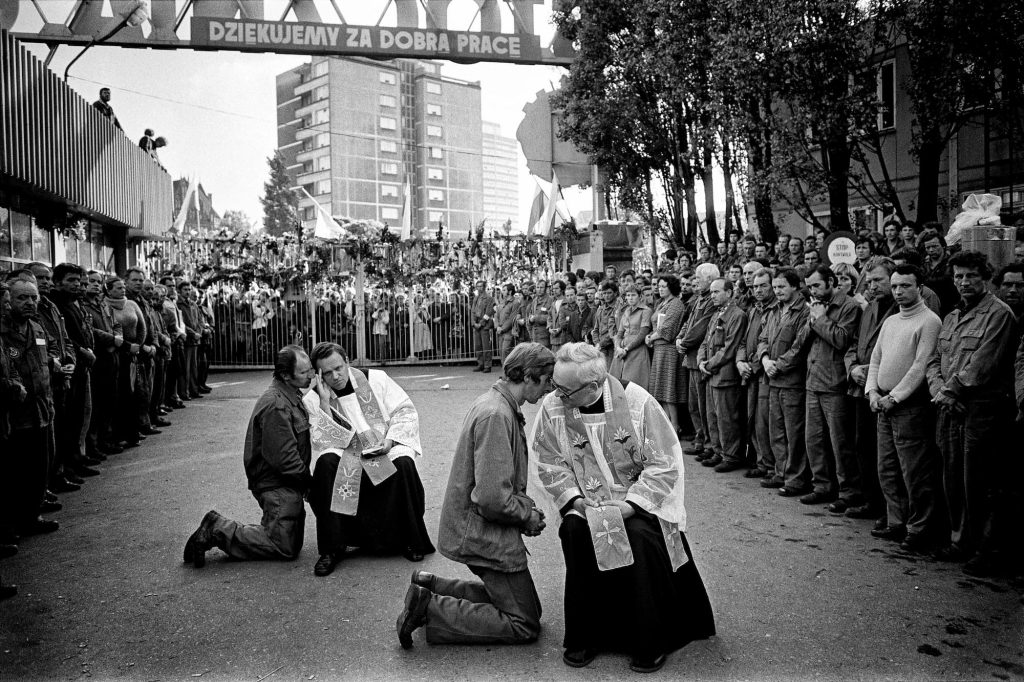 Alain Keler, Confession publique, chantier naval Lénine, Gdansk, Pologne, 1980