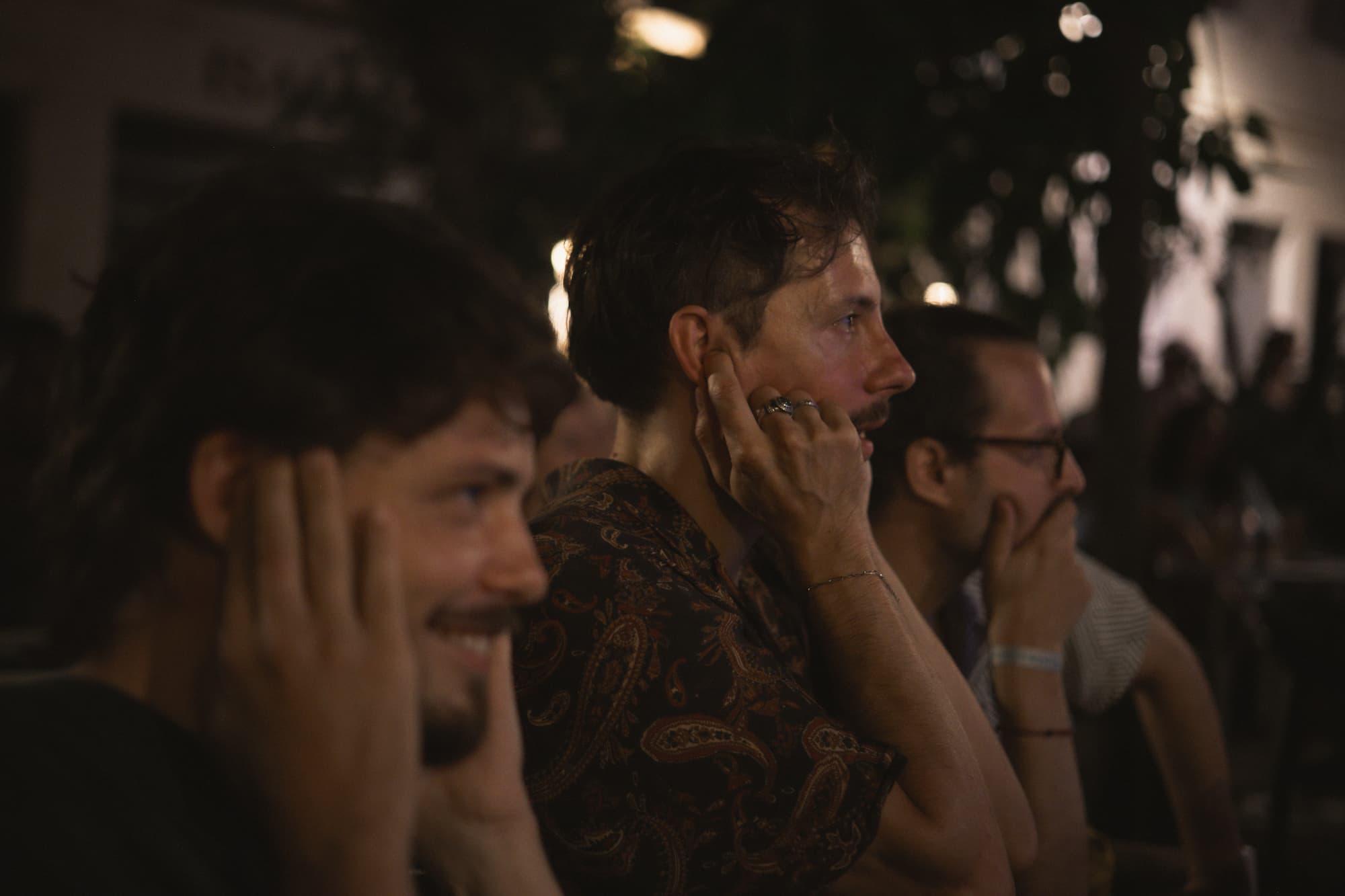 De g. à d. : Yvan, moi et Edouard, par Geoffrey