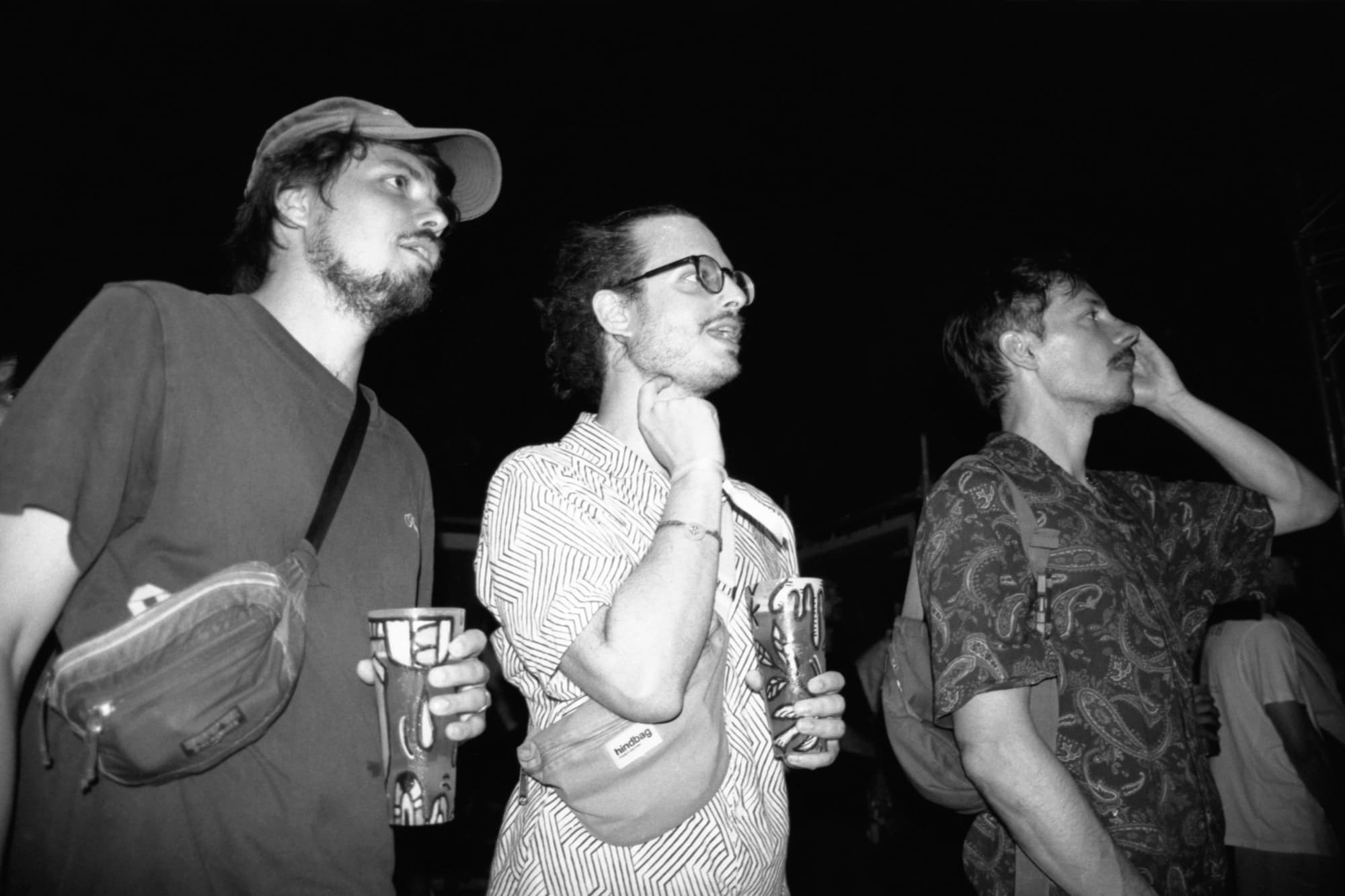 De g. à d. : Yvan, Edouard et moi, par Camille